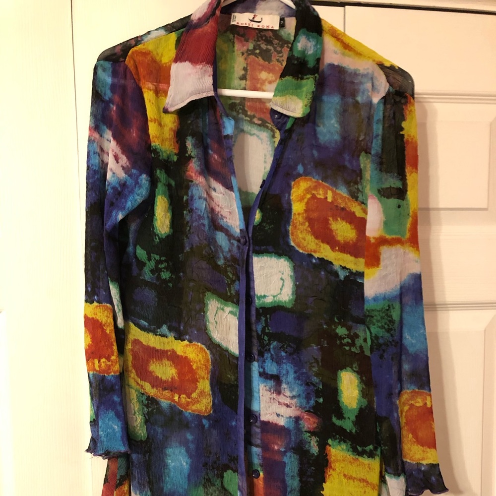 Tunic Length M Layering Shirt